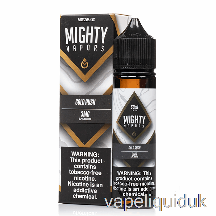 Gold Rush - Mighty Vapors - 60mL 6mg Vape Liquid